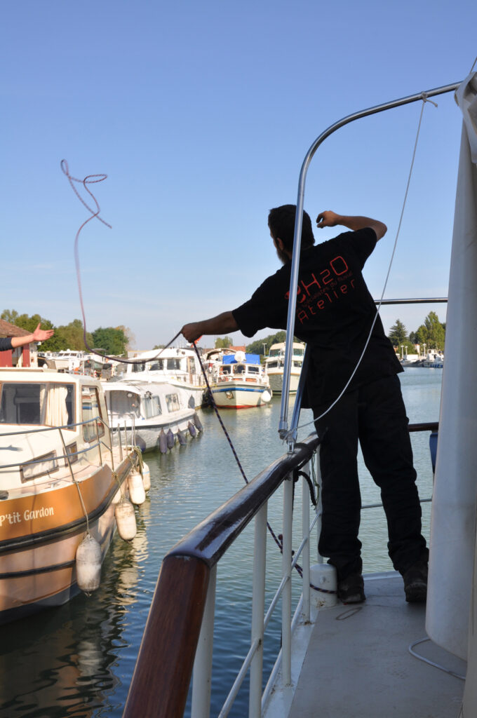 Shipyard for the repair and maintenance of boats