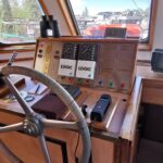 Hitzler motor cruiser JASMIN (1951) – view from the quay