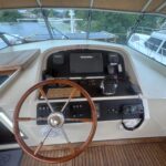 Linssen Grand Sturdy 40.9 AC Dutch motor yacht CALIMERO (2015) – helm console with Raymarine electronics