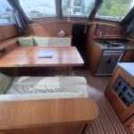 Linssen Grand Sturdy 40.9 AC Dutch motor yacht CALIMERO (2015) – saloon and galley with gas hob