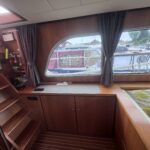 Linssen Grand Sturdy 40.9 AC Dutch motor yacht CALIMERO (2015) – saloon with settee and storage