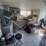 Freycinet barge 38.97 m BONANZA (1957) – galley in the bargeman's cabin
