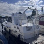 Kim Marine trawler Le Feeling (1977) – three-quarter stern view at the dock