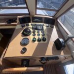 Kim Marine trawler Le Feeling (1977) – outer helm station and instrument panel