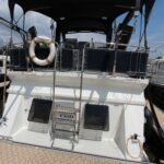 Vrijon Contessa 4.0 Dutch motor yacht Second Pearl (2000) – stern view with bathing ladder