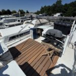 Pedro 30 Dutch motor cruiser Hiva Oa (1991) – aft deck with grill and table