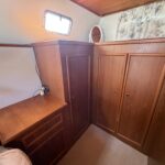 Smelne 1140 Dutch motor cruiser Dreamflower (1985) – aft cabin wardrobe and storage