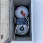 Smelne 1140 Dutch motor cruiser Dreamflower (1985) – gas bottle locker on deck