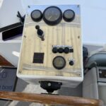 Smelne 1140 Dutch motor cruiser Dreamflower (1985) – outside helm console with instruments