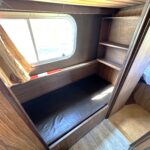 Locaboat 930 canal cruiser Sérénité (1981) – corridor single berth and forward cabin access