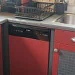 Dutch Hagenaar barge 18 m ANNA (1911) – galley with dishwasher and sink
