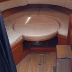 Linssen 372 SX LE VOGUE Dutch motor yacht (1992) – forward cabin, dinette converted to berth