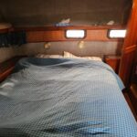 Aquanaut 11 m Dutch motor cruiser Aldebaran (1994) – owner's cabin with double bed