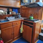 Aquanaut 11 m Dutch motor cruiser Aldebaran (1994) – fitted galley