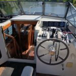 Linssen 372 SX LE VOGUE Dutch motor yacht (1992) – outside helm station on aft deck