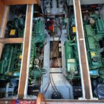 Linssen 372 SX LE VOGUE Dutch motor yacht (1992) – engine room with twin Volvo Penta