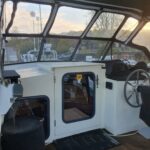Linssen 372 SX LE VOGUE Dutch motor yacht (1992) – aft deck under winter canopy