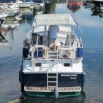 Smelne 1140 Dutch motor cruiser Dreamflower (1985) – stern and bathing platform