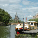 Dutch Luxe-Motor barge 14.50 m (1928) – moored by the Temple Neuf in Metz