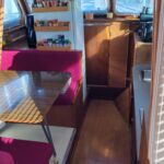 Dutch motor cruiser Helena Cruiser (1980) – dinette and passage to the galley
