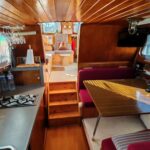 Dutch motor cruiser Helena Cruiser (1980) – galley open to the dinette