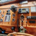 Dutch motor cruiser Helena Cruiser (1980) – helm station instrument panel