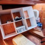 Dutch motor cruiser Helena Cruiser (1980) – storage hold with shelving