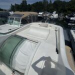 Nicols 1100 river cruiser Lodève (1998) – upper aft deck with sun pad