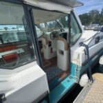 Nicols 1100 river cruiser Lodève (1998) – side deck and saloon entrance