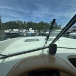 Nicols 1100 river cruiser Lodève (1998) – foredeck seen from the wheelhouse