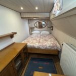 Dutch Luxe-Motor barge Dulcinea (1929) – double cabin with storage cabinets and central heating