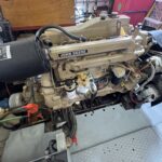Dutch Luxe-Motor barge Dulcinea (1929) – John Deere diesel engine in the engine room