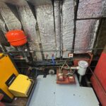 Dutch Luxe-Motor barge Dulcinea (1929) – central heating boiler, expansion vessel and pumps