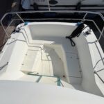 Vetus 1200 Damier Dutch motor cruiser (1992) – forward cockpit with storage lockers