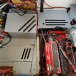 Dutch Luxe-Motor barge 14.50 m (1928) – inverter, chargers and engine in the bilge