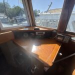 Schouten Muiden trawler Tibo (1978) – chart table and navigation electronics