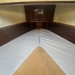 Schouten Muiden trawler Tibo (1978) – forward cabin with large V-berth