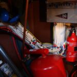 Dutch Luxe-Motor barge 14.50 m (1928) – electrical panel and wiring in the engine room