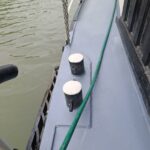 Dutch Luxe-Motor barge 14.50 m (1928) – side deck with mooring bollards